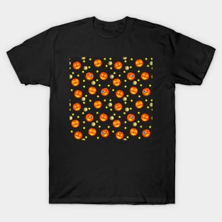 Halloween Party - Orange Black T-Shirt